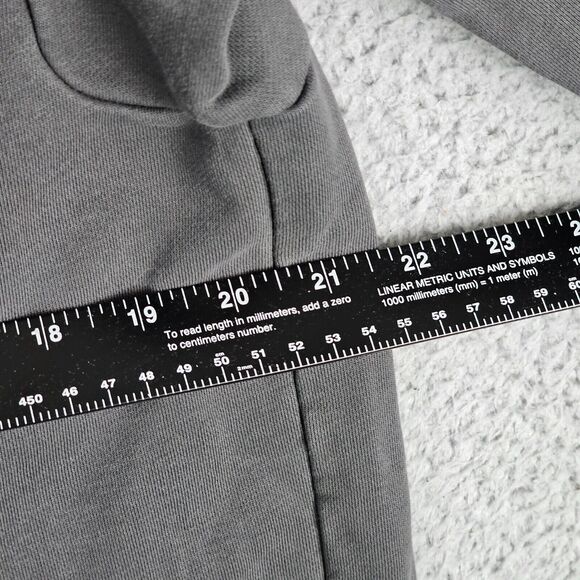 North Face Hoodie Mens Medium Pullover Knit Drawstring Big Back Logo Hiking - Picture 5 of 12